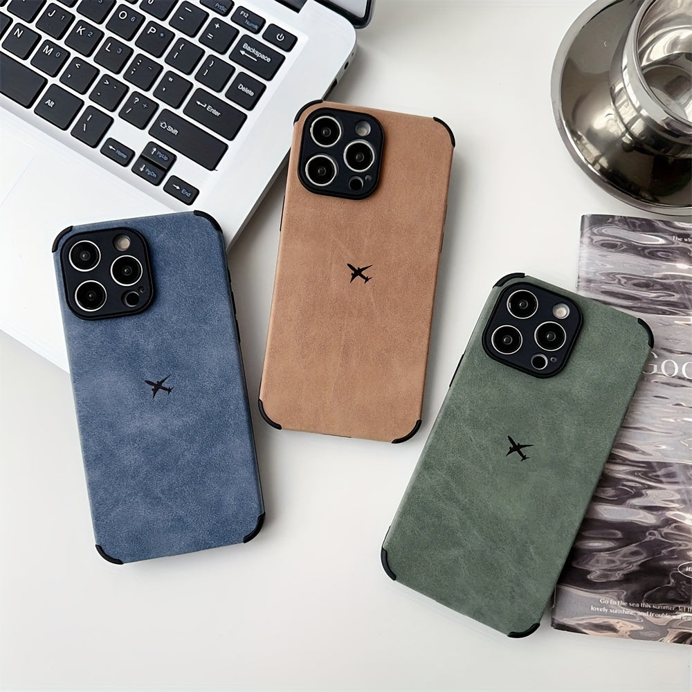 Case de Couro Sintético Airplane iPhone