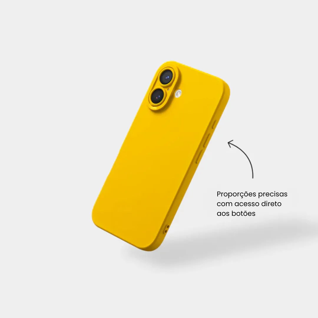 Case de Silicone Pupil Amarelo iPhone