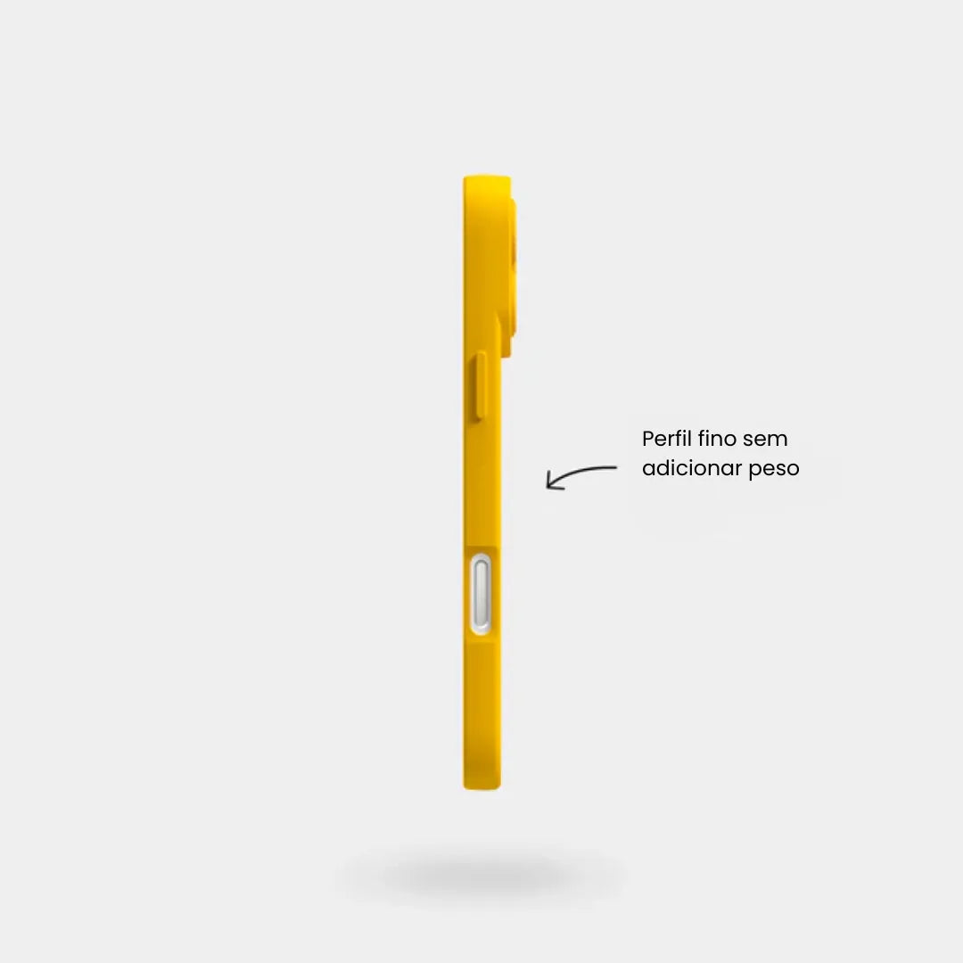 Case de Silicone Pupil Amarelo iPhone