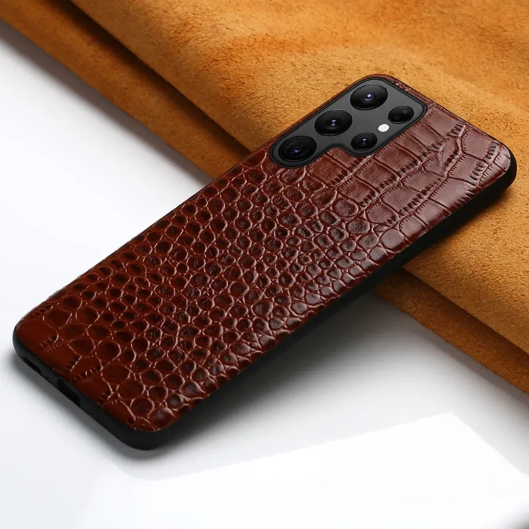 Case de Couro Aligator Samsung