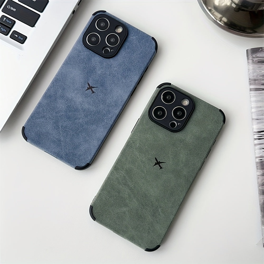 Case de Couro Sintético Airplane iPhone