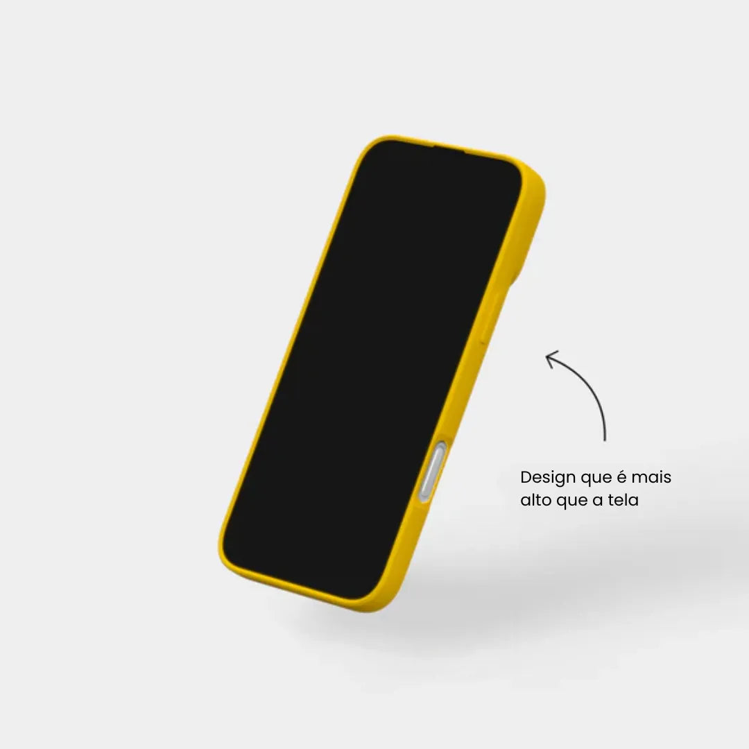 Case de Silicone Pupil Amarelo iPhone
