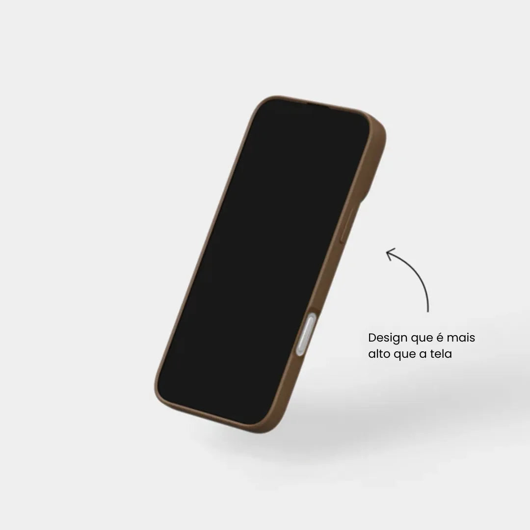 Case de Silicone Pupil Marrom iPhone