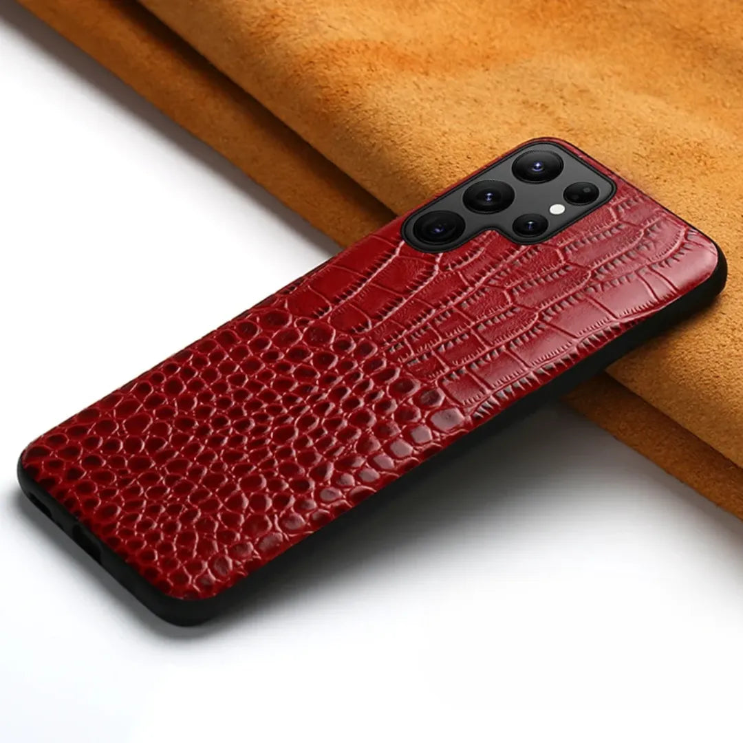 Case de Couro Aligator Samsung