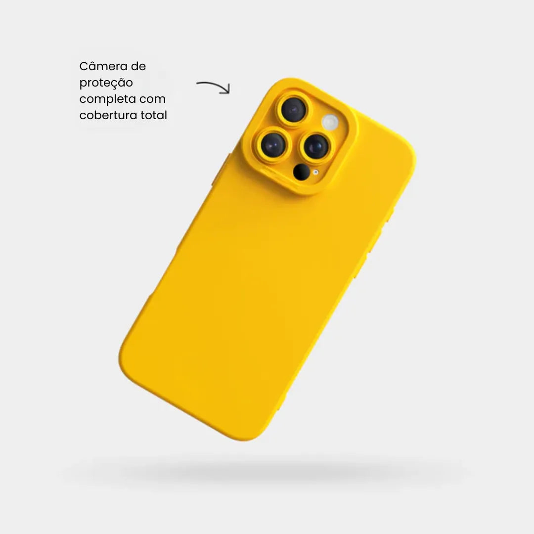 Case de Silicone Pupil Amarelo iPhone