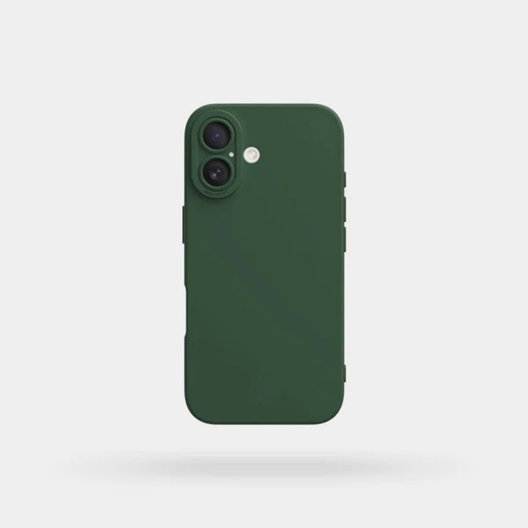 Case de Silicone Pupil Verde Militar iPhone