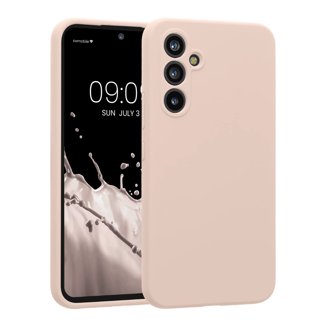 Case Samsung - Silicone Galaxy Creme