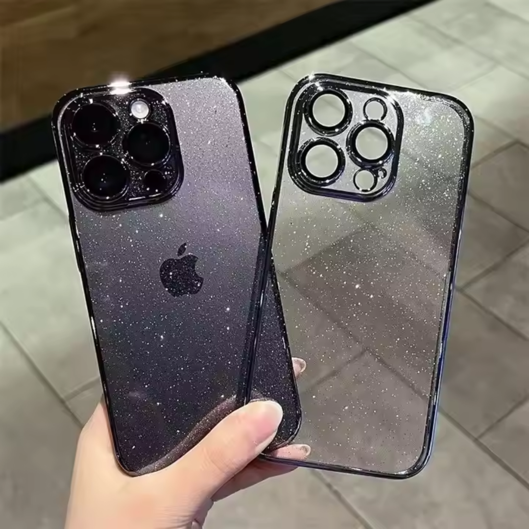 Case iPhone Glam - Glow Azul Marinho