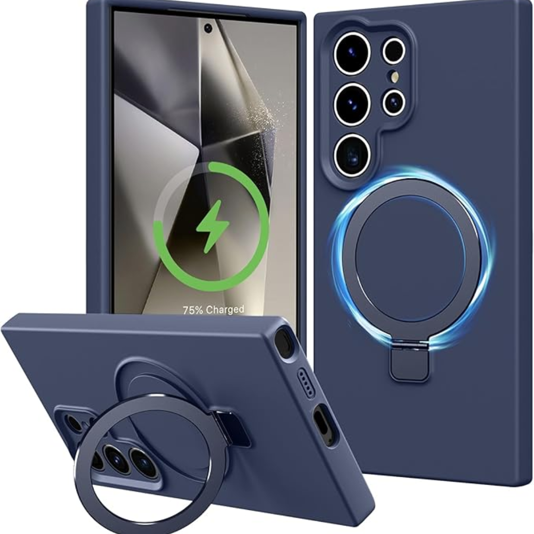 Case de Silicone Samsung - Opal Touch Azul Marinho