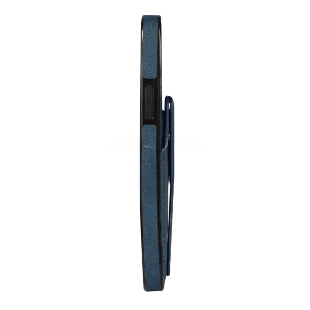 Case de Couro iPhone - SlimVault Azul