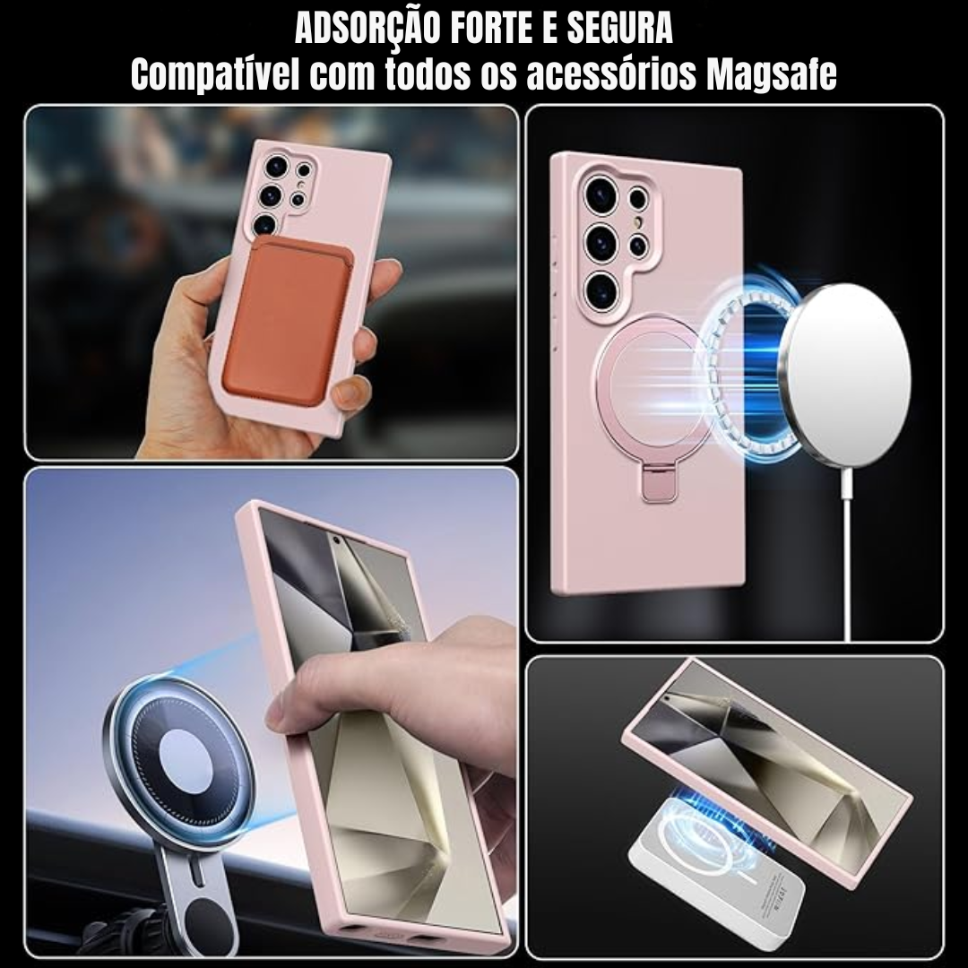 Case de Silicone Samsung - Opal Touch Rosa