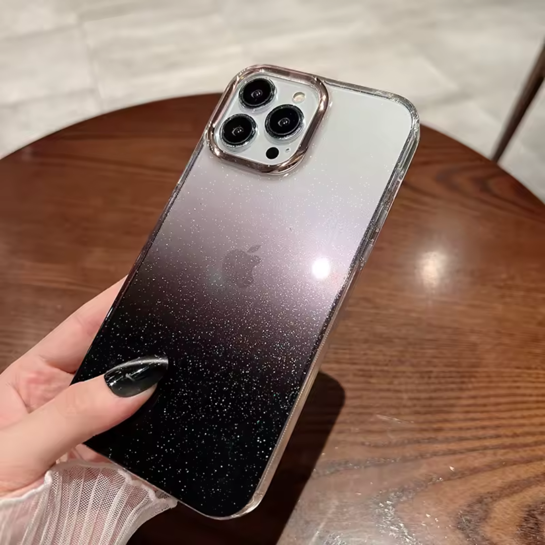 Case iPhone Glam - Gradient Preto