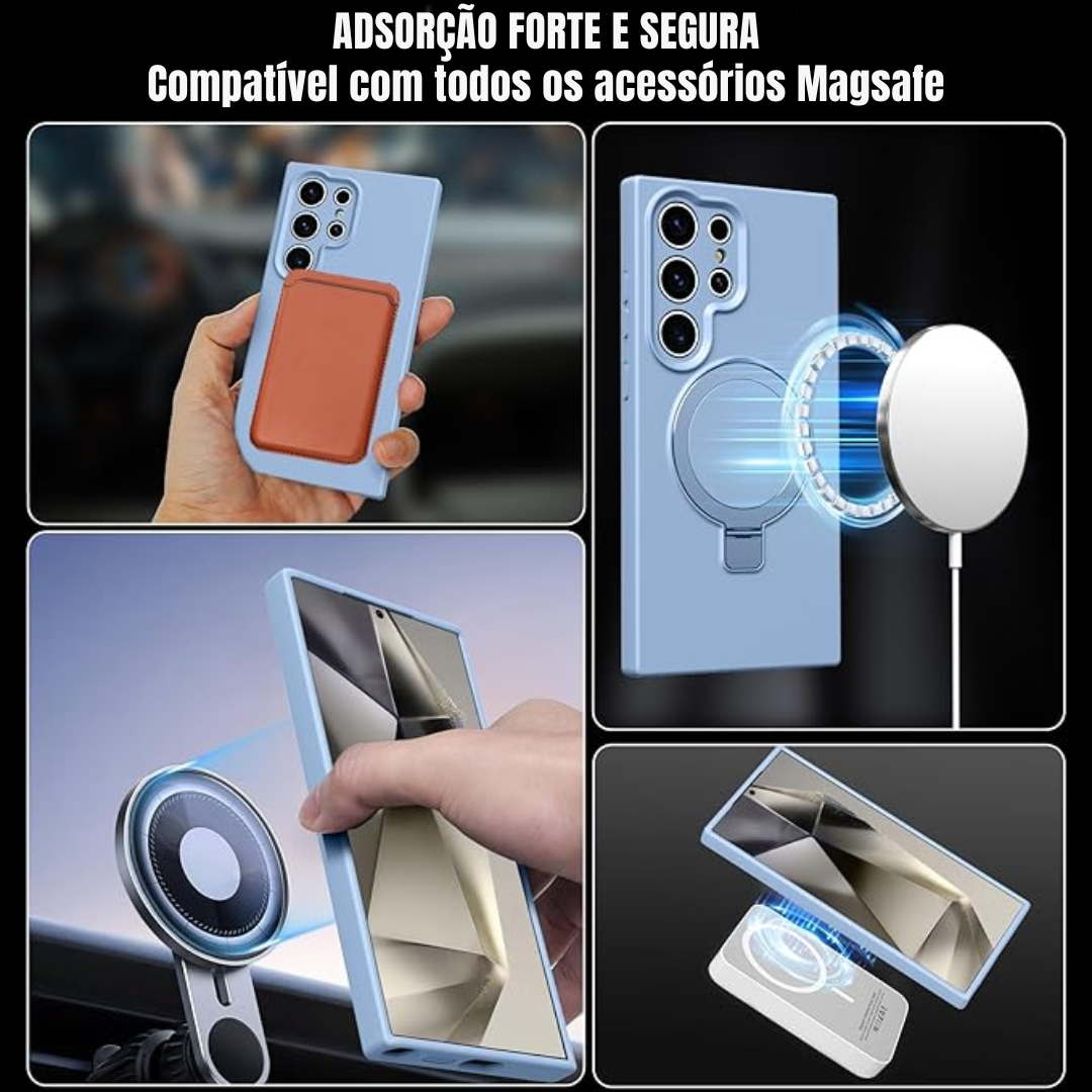 Case de Silicone Samsung - Opal Touch Azul Claro
