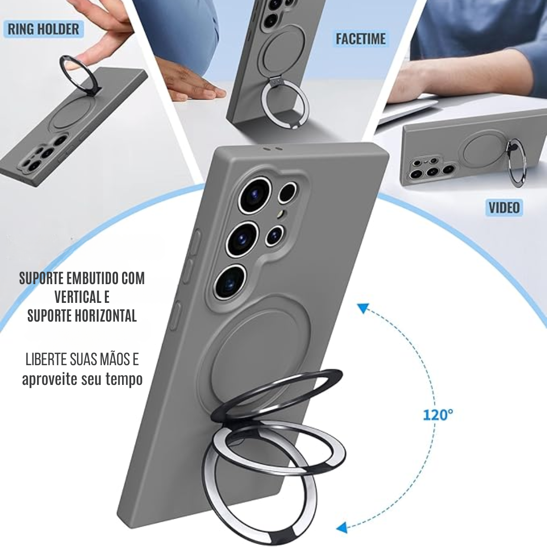 Case de Silicone Samsung - Opal Touch Cinza