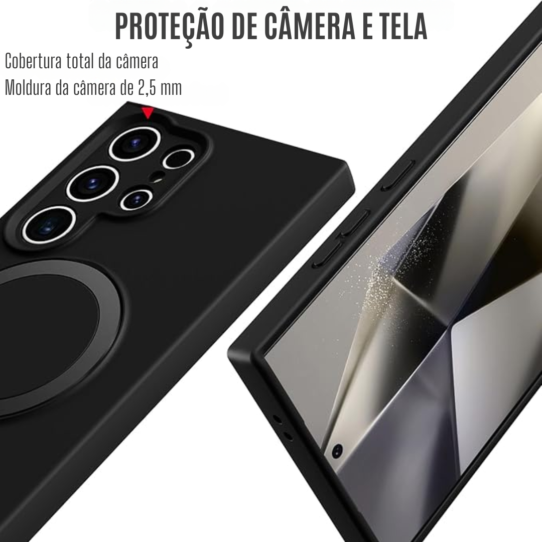 Case de Silicone Samsung - Opal Touch Preto