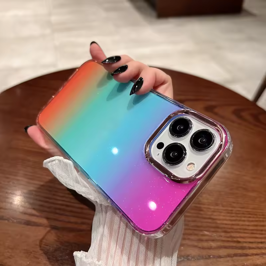 Case iPhone Glam - Gradient Preto