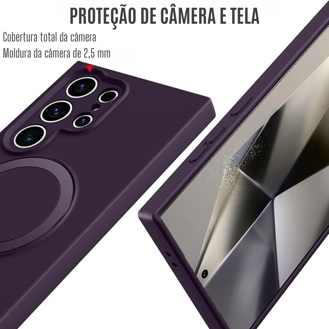 Case de Silicone Samsung - Opal Touch Roxo