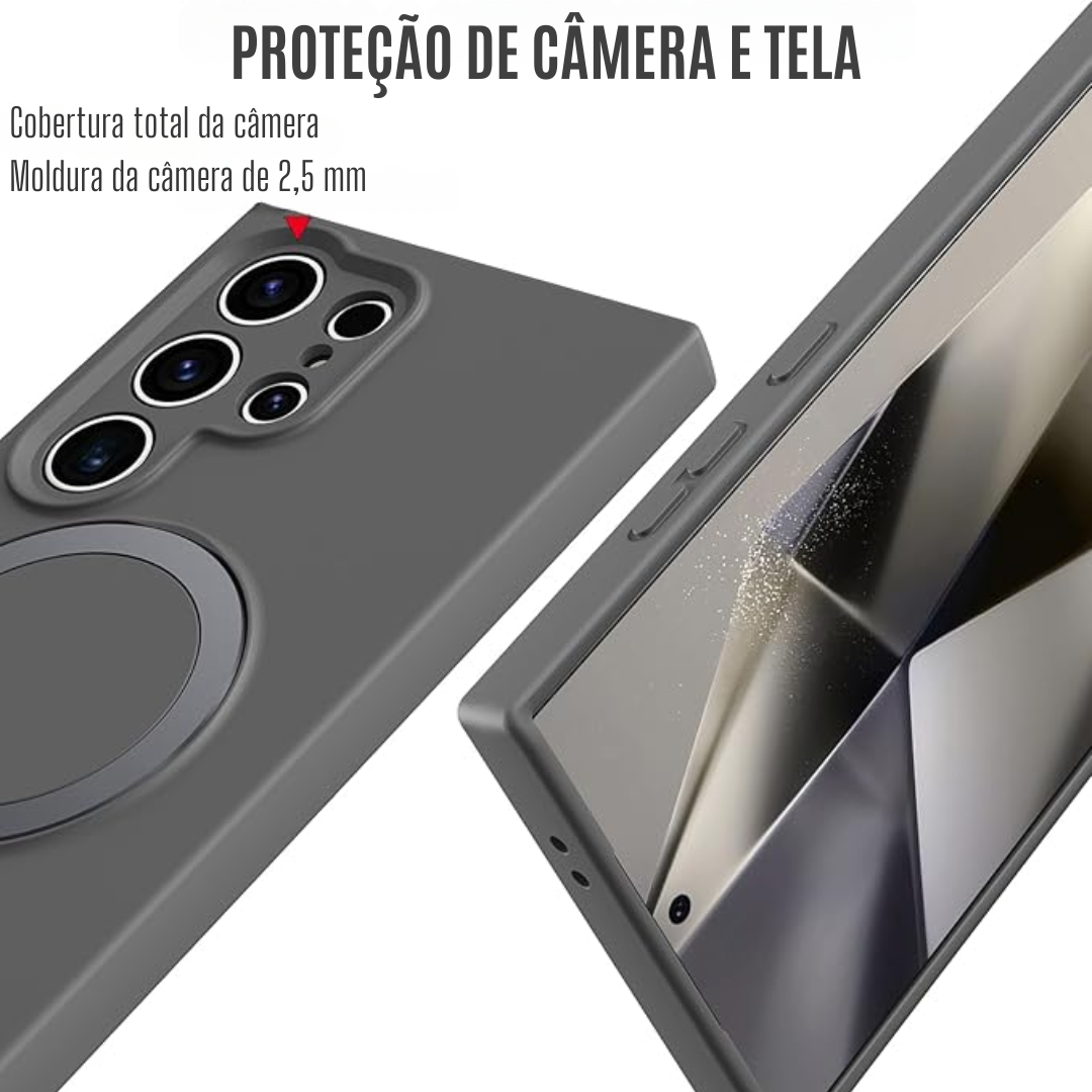 Case de Silicone Samsung - Opal Touch Cinza