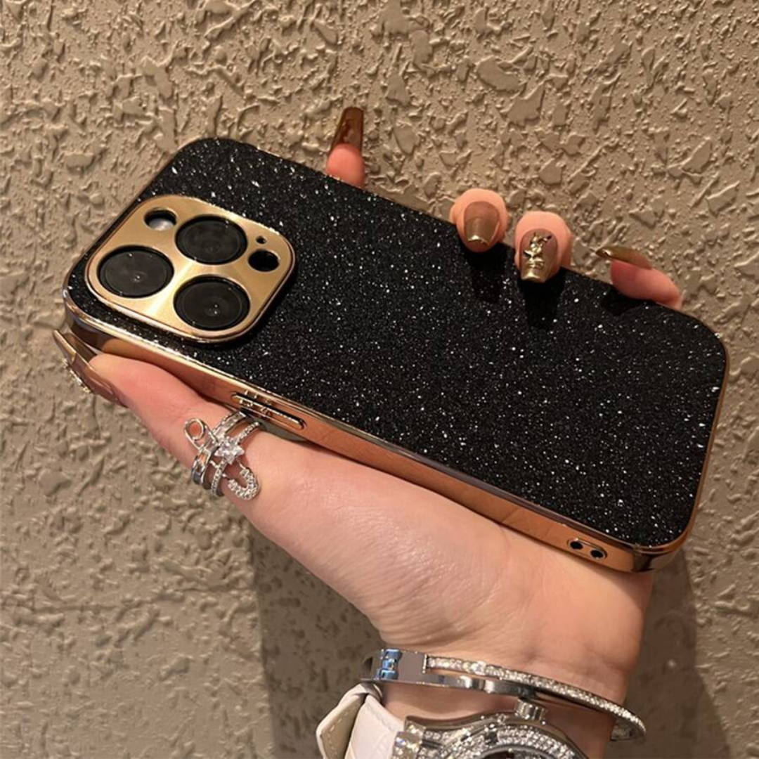 Case iPhone Glam - Strass Preto