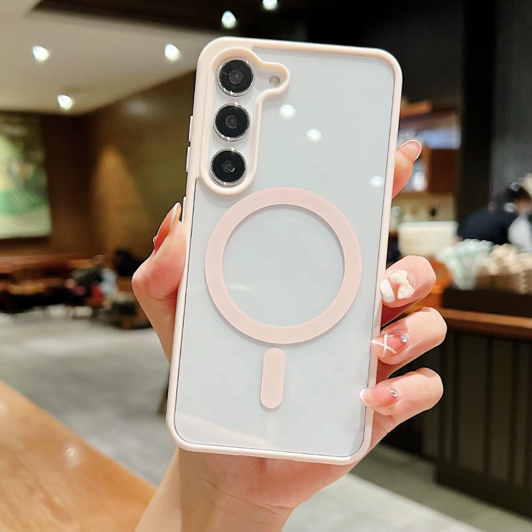 Case de Silicone Samsung - Clear Essence Rosa