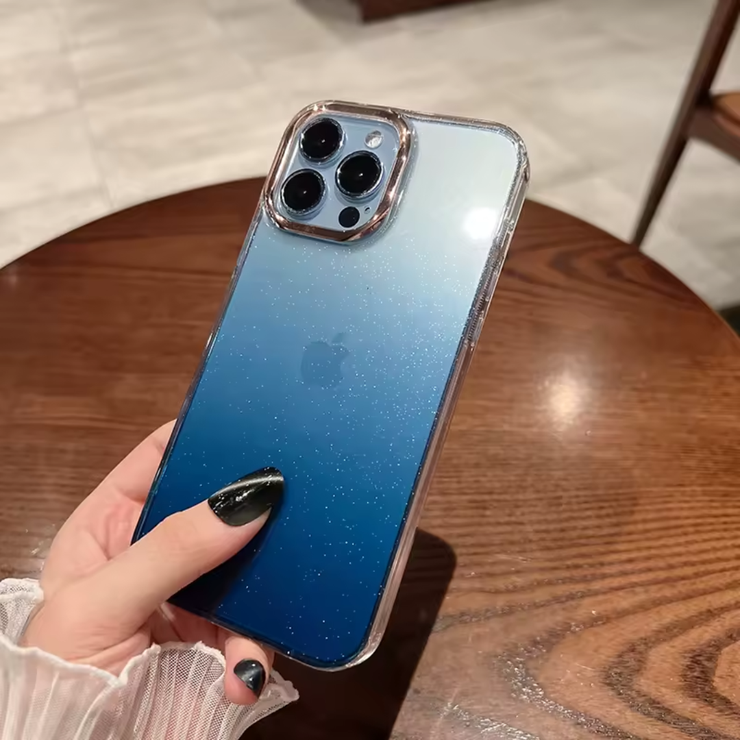 Case iPhone Glam - Gradient Roxo