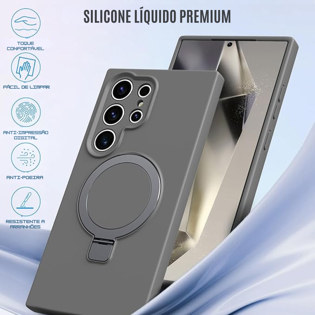 Case de Silicone Samsung - Opal Touch Cinza