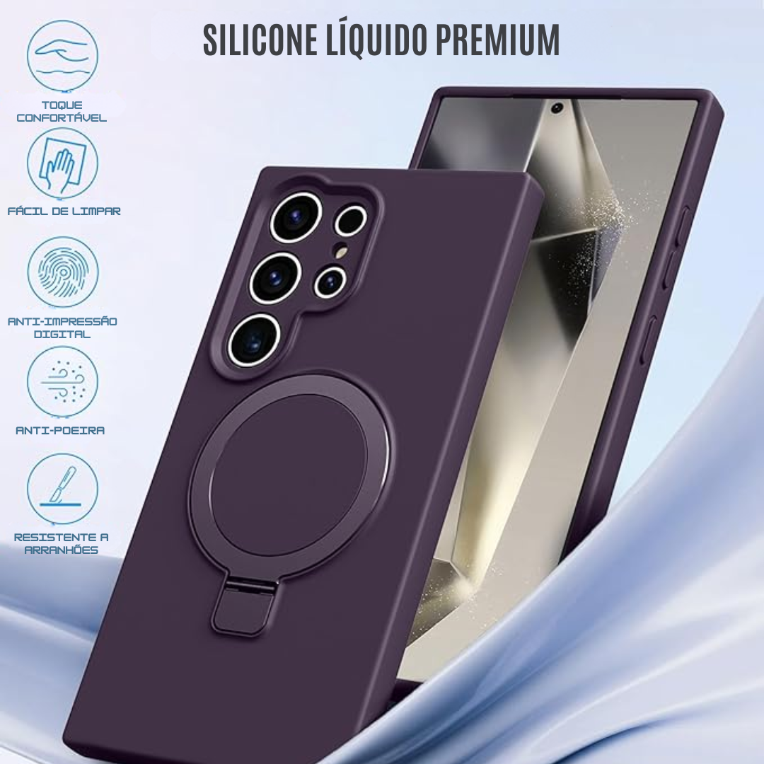 Case de Silicone Samsung - Opal Touch Roxo