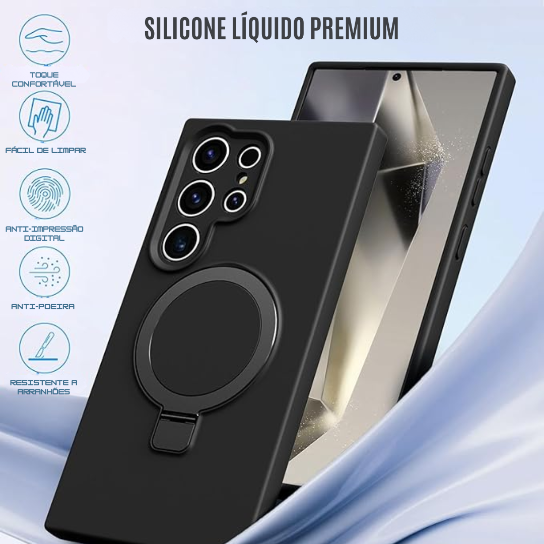 Case de Silicone Samsung - Opal Touch Preto