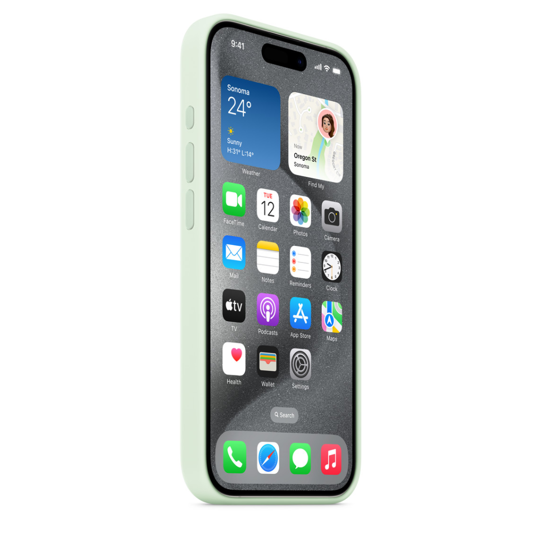 Case de Silicone iPhone - Originals Menta