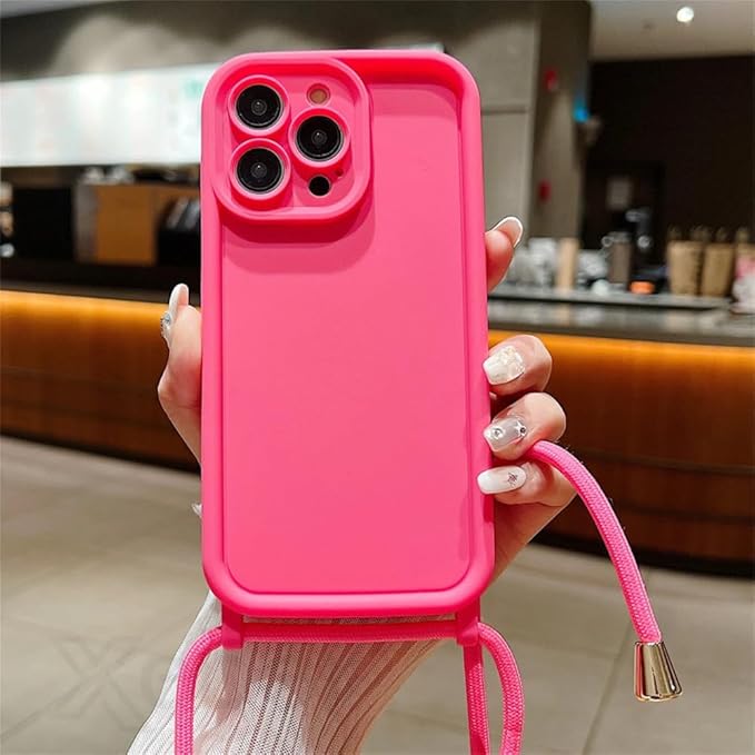 Case iPhone Strap com Proteção de Câmera
