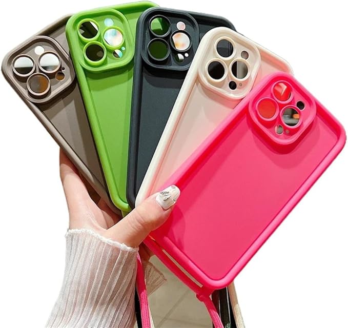 Case iPhone Strap com Proteção de Câmera