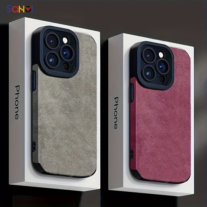 Case de Couro Sintético Retrô iPhone