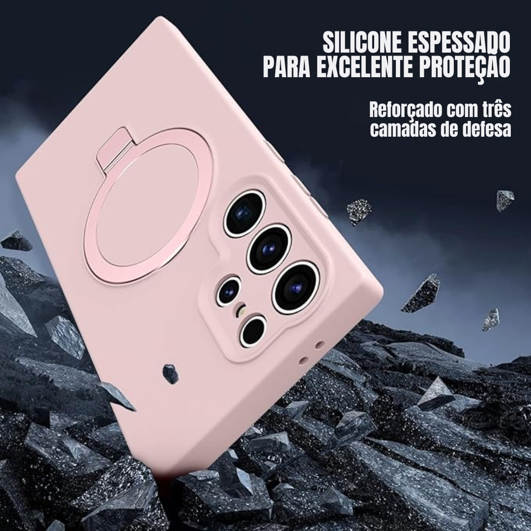 Case de Silicone Samsung - Opal Touch Rosa