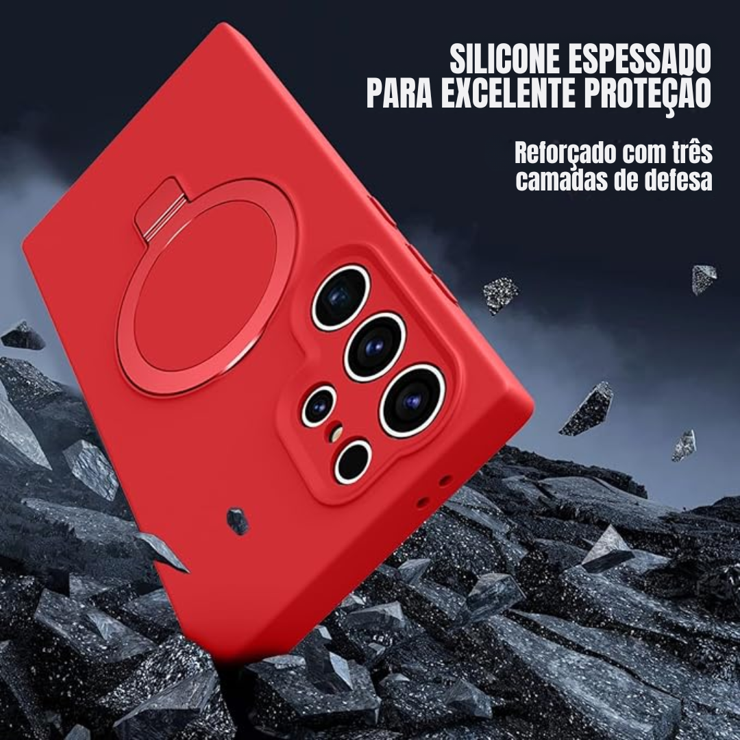 Case de Silicone Samsung - Opal Touch Vermelho