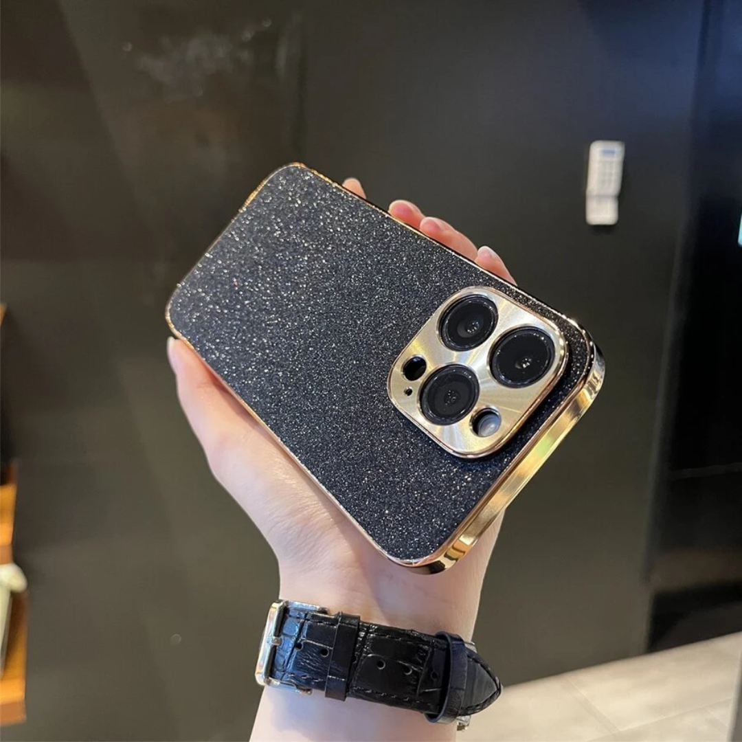 Case iPhone Glam - Strass Preto