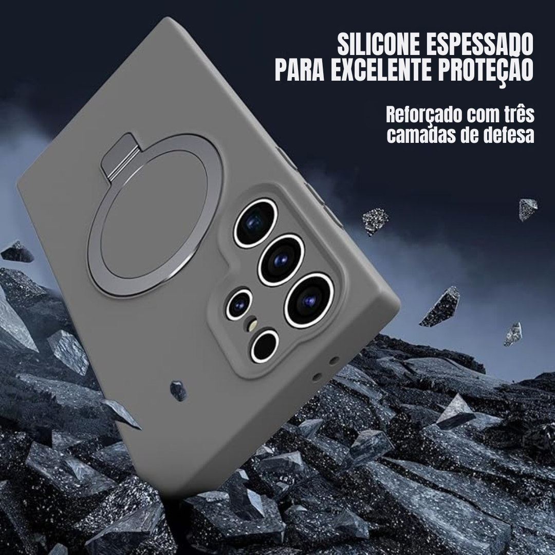 Case de Silicone Samsung - Opal Touch Cinza