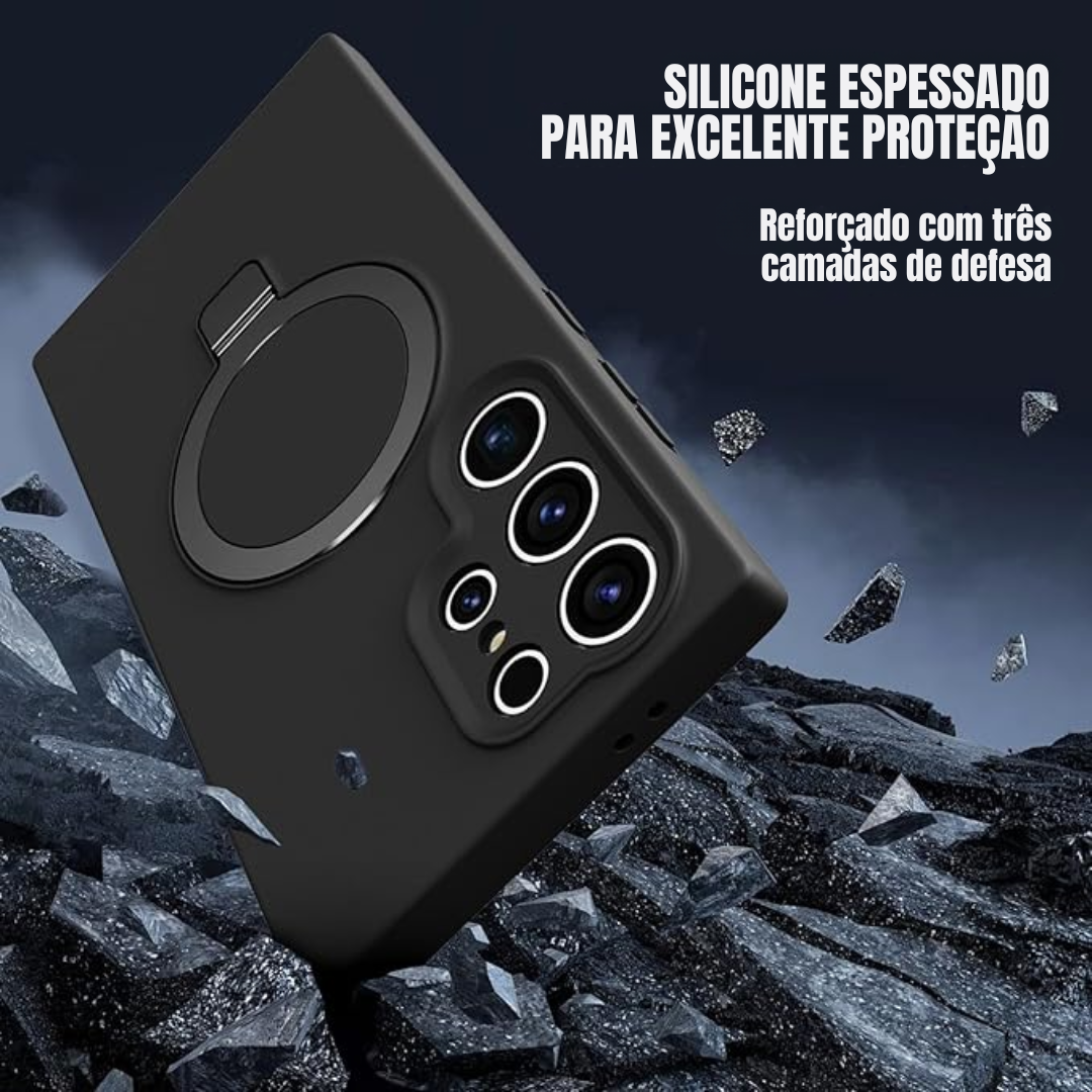 Case de Silicone Samsung - Opal Touch Preto