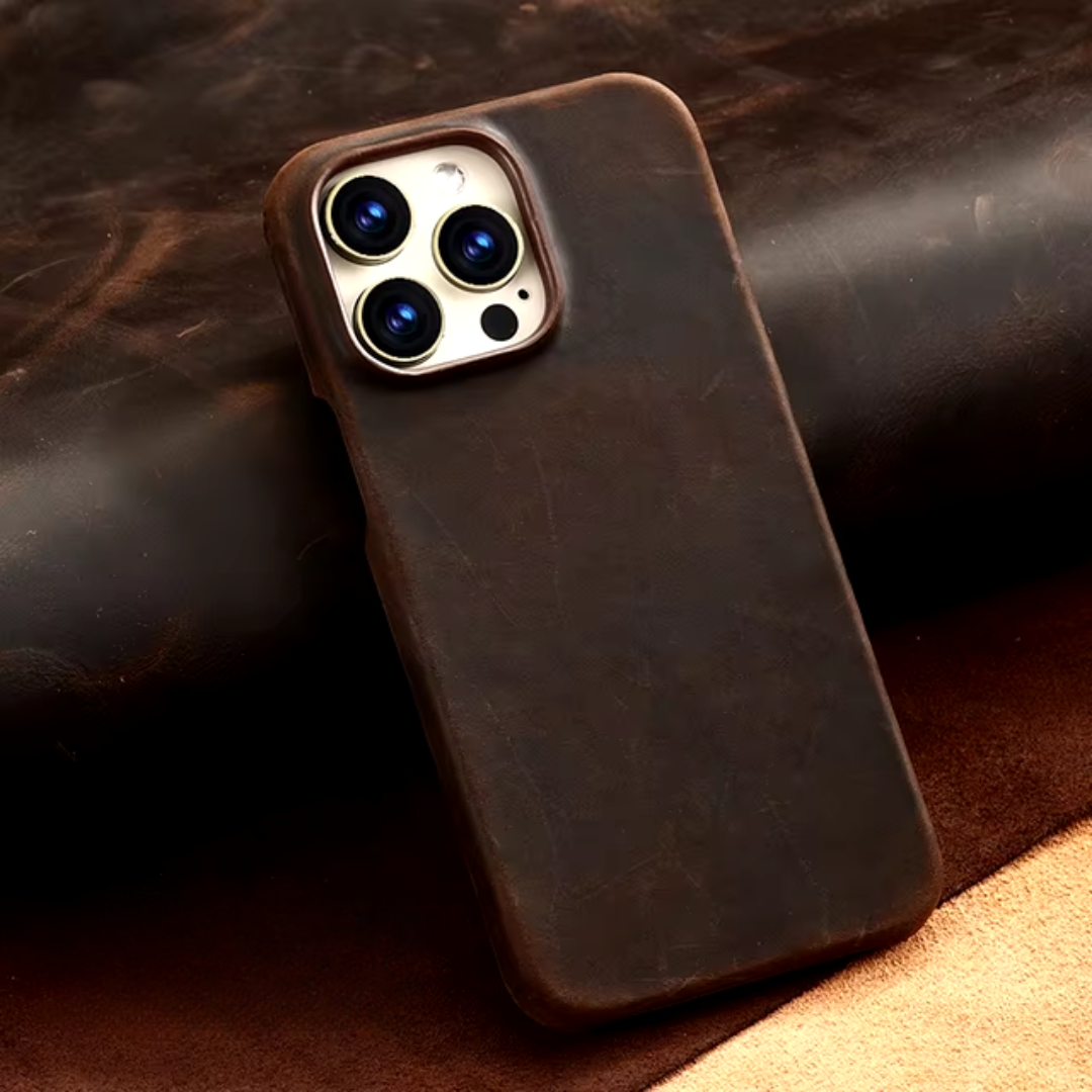 Case de Couro Rústica iPhone