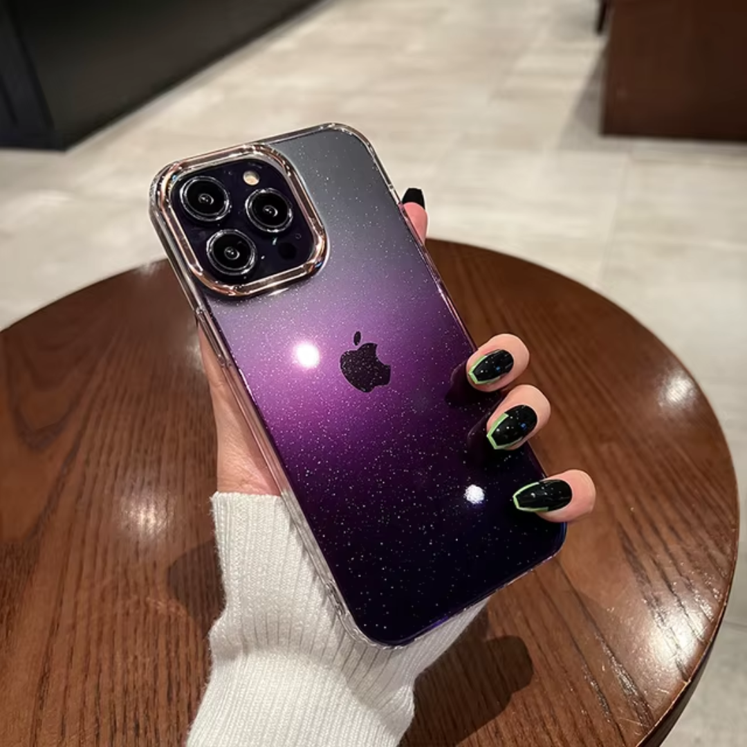 Case iPhone Glam - Gradient Roxo