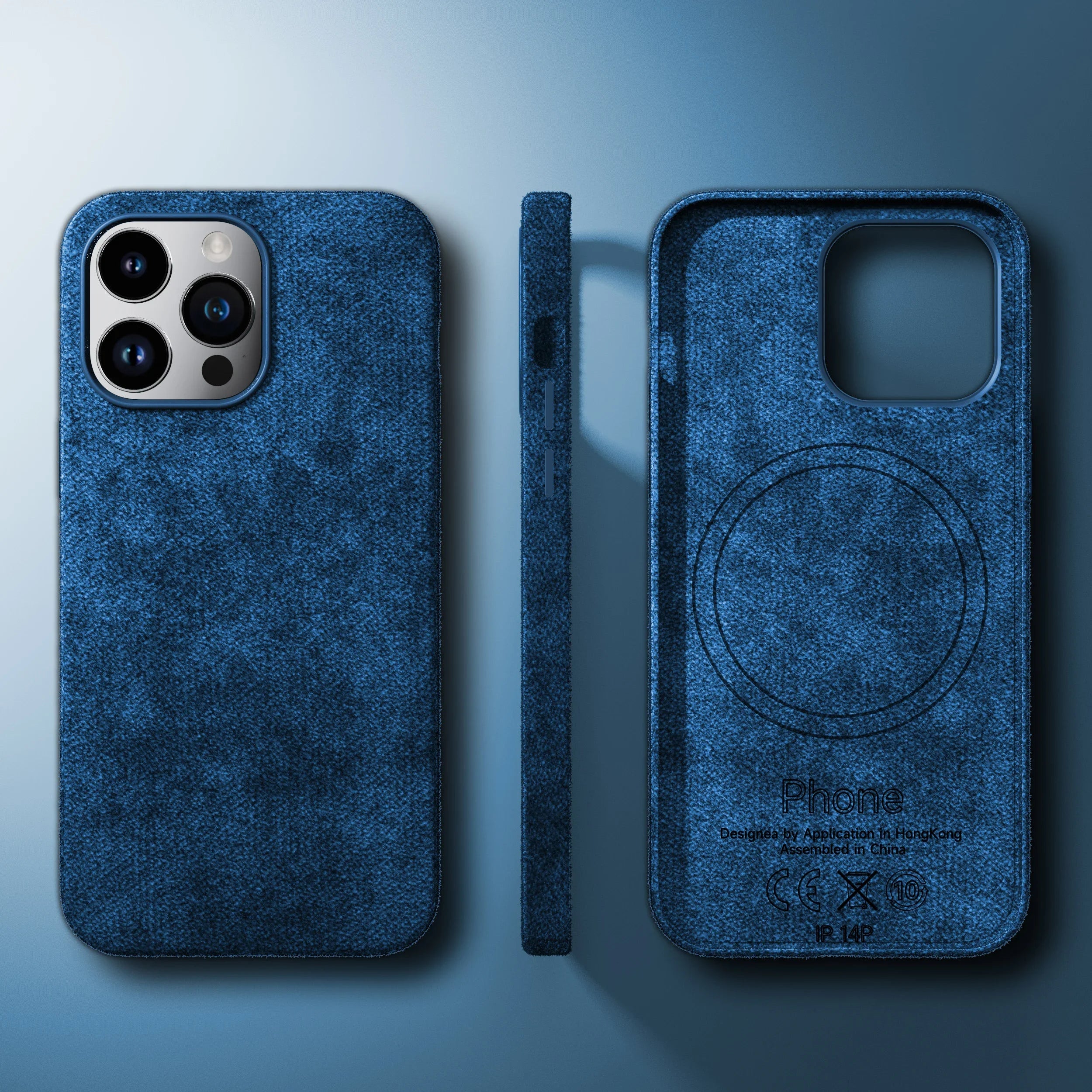 Case de Couro Sintético Classic Suede iPhone