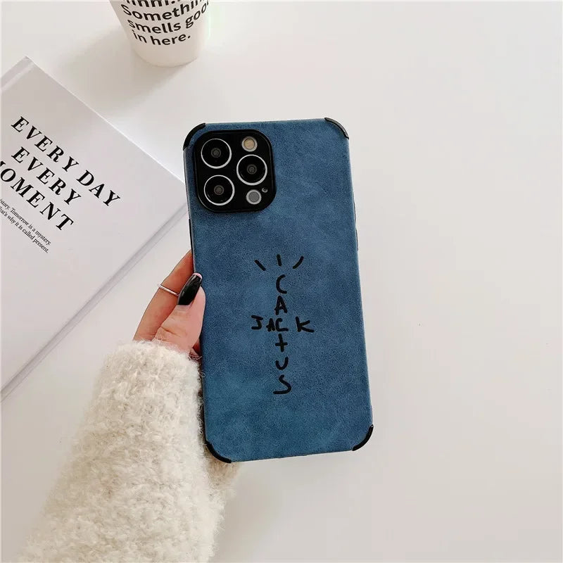 Case de Couro Sintético Cactus Jack iPhone
