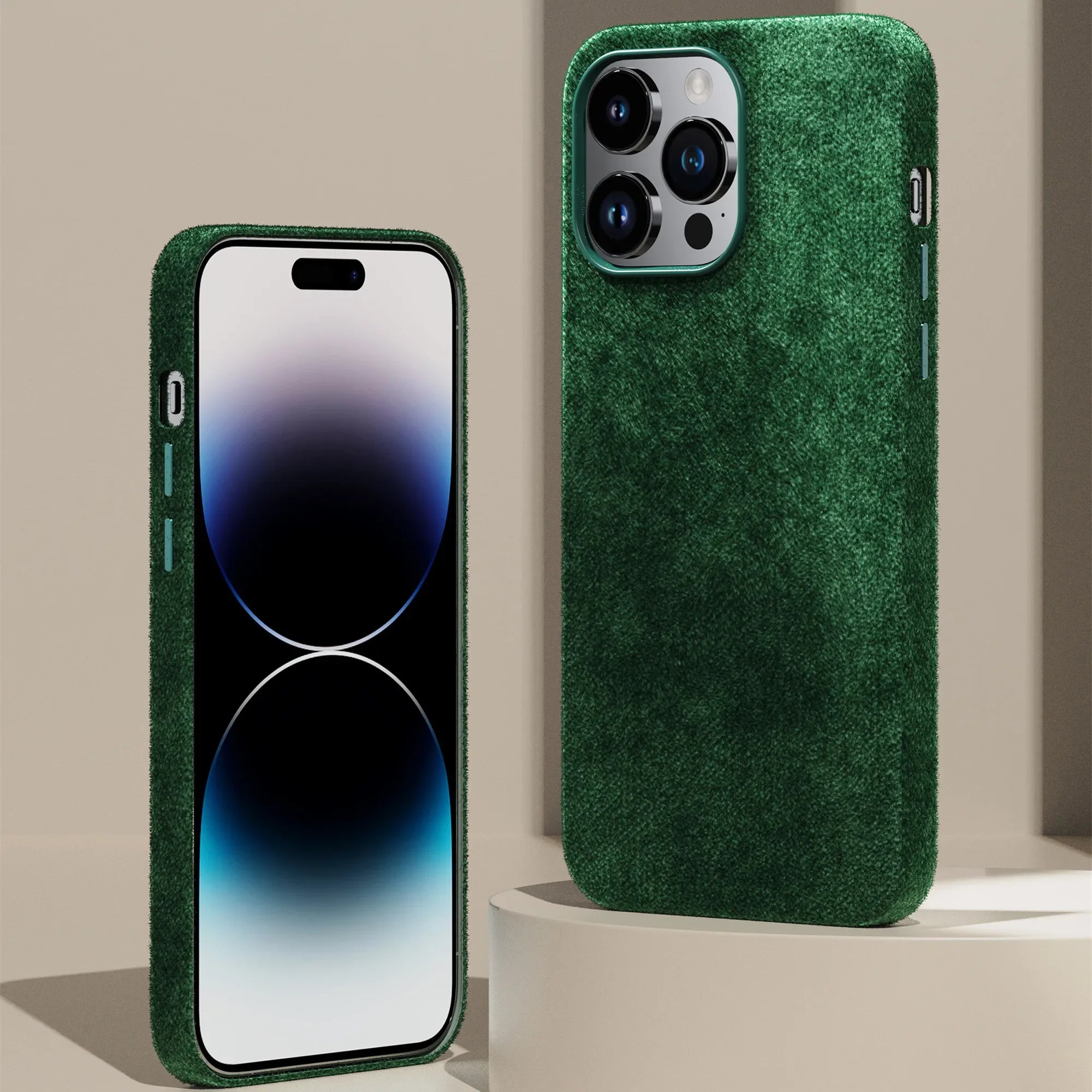 Case de Couro Sintético Classic Suede iPhone