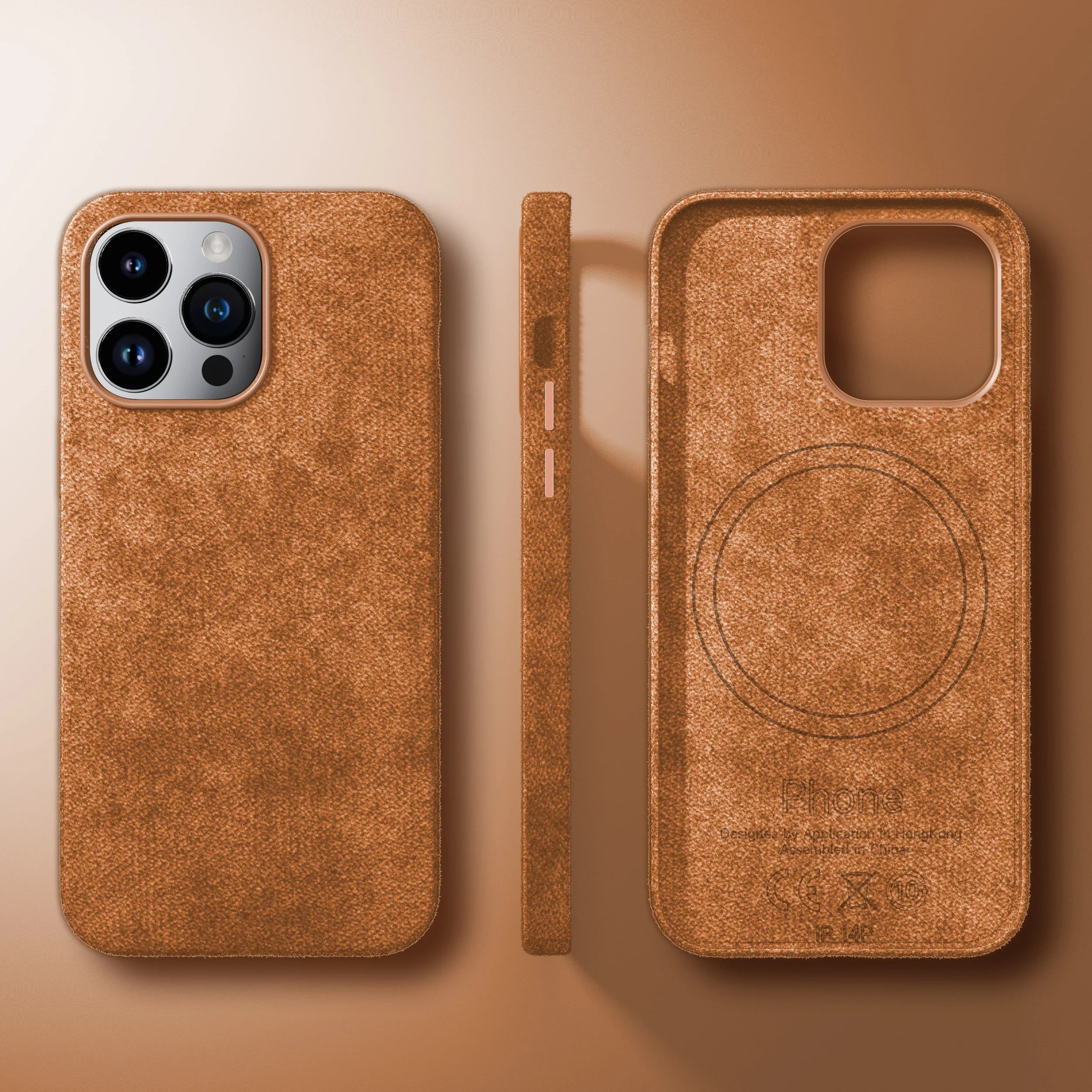Case de Couro Sintético Classic Suede iPhone