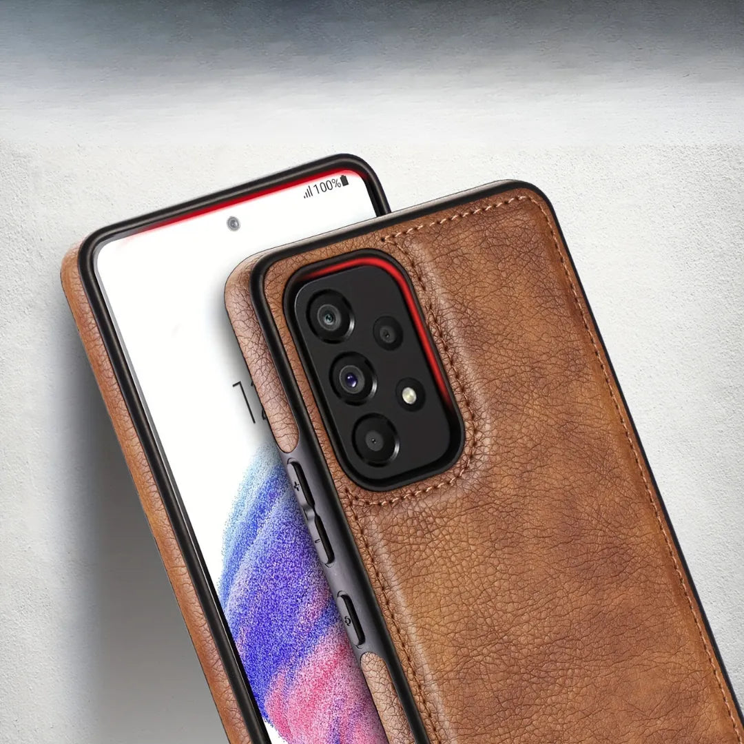 Case de Couro Tanned Leather Samsung