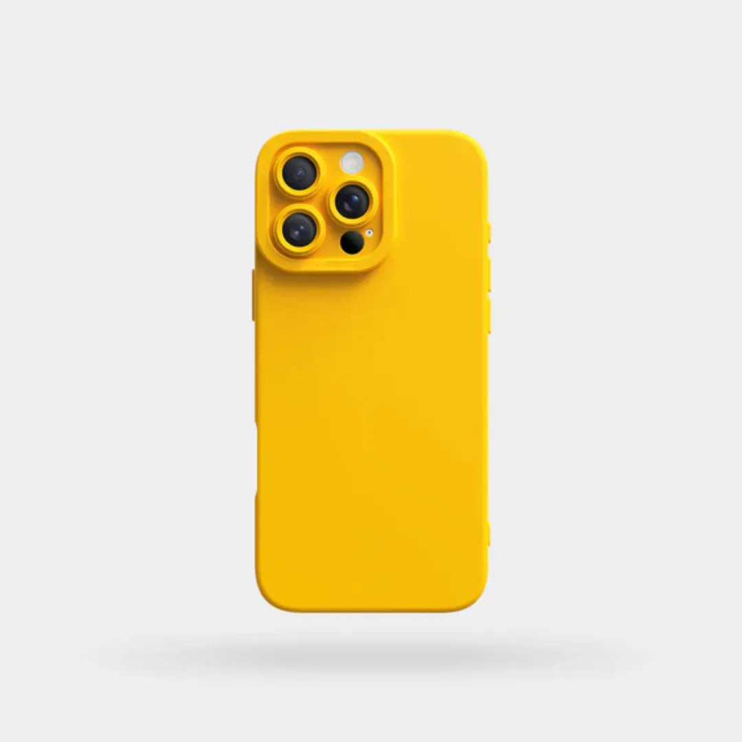 Case de Silicone Pupil Amarelo iPhone