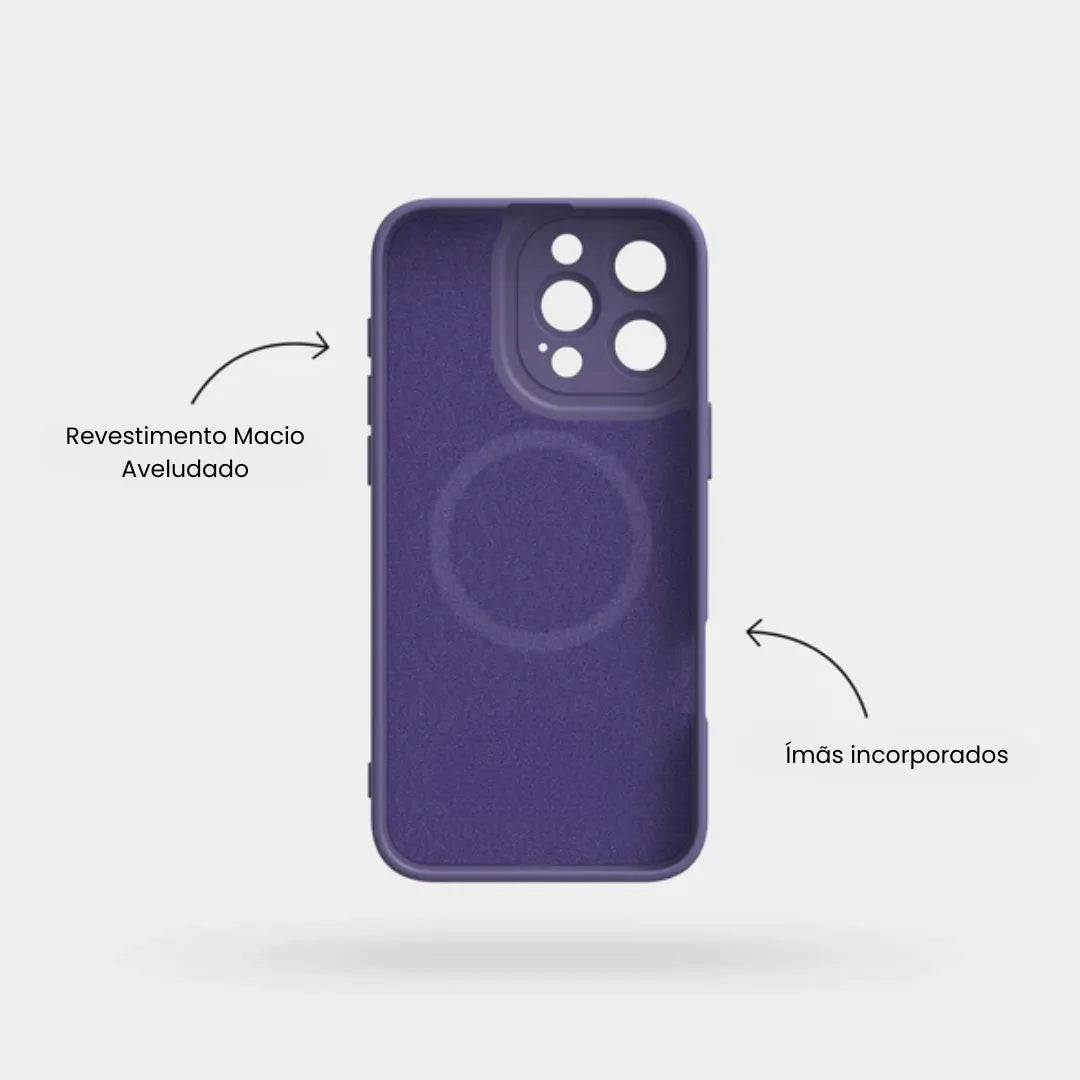 Case de Silicone Pupil Roxo iPhone