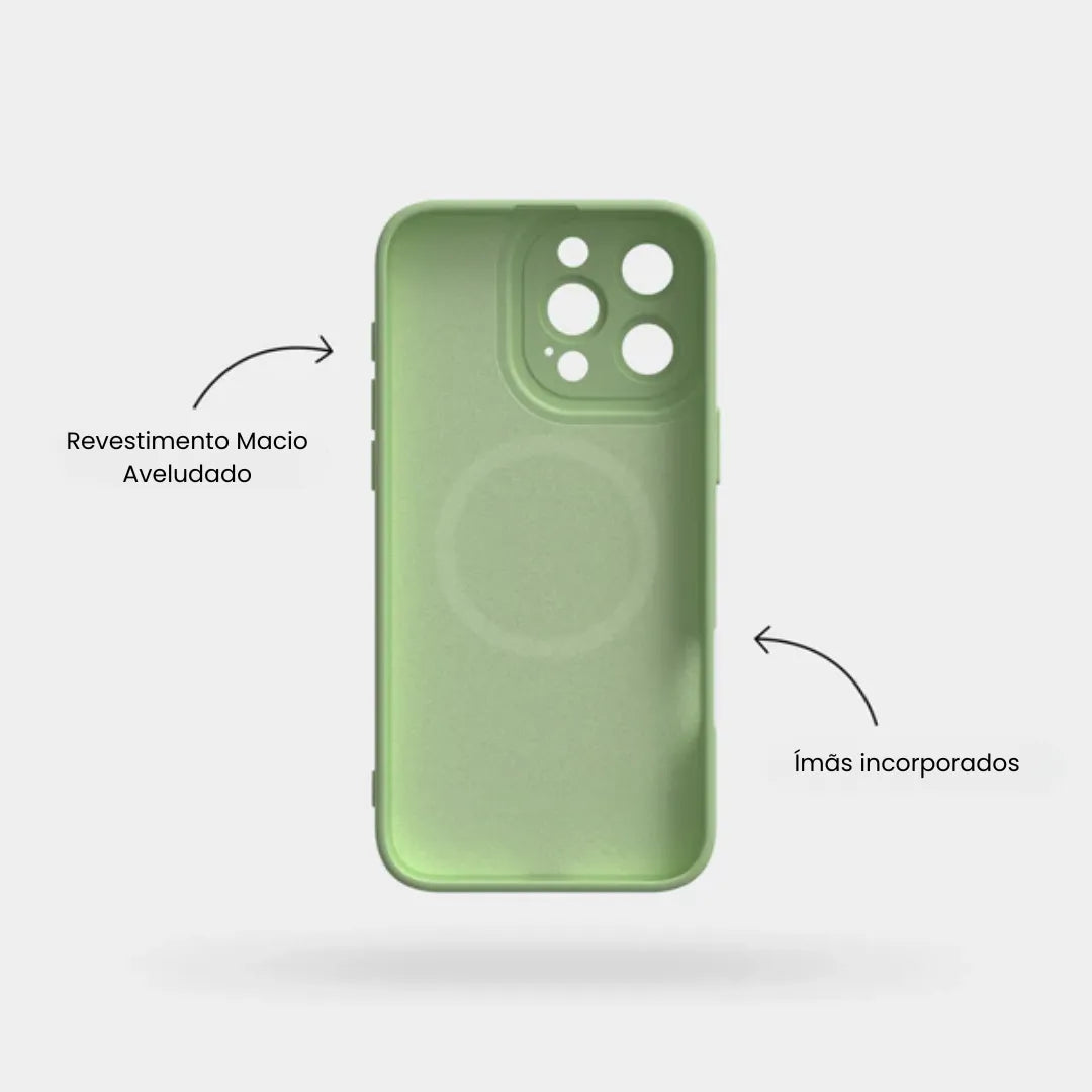 Case de Silicone Pupil Verde iPhone