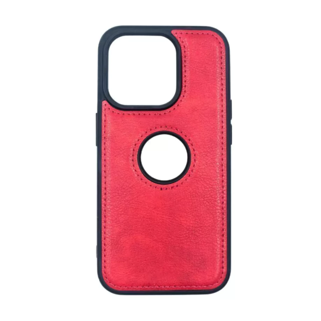 Case de Couro iPhone - Artisan Vermelho