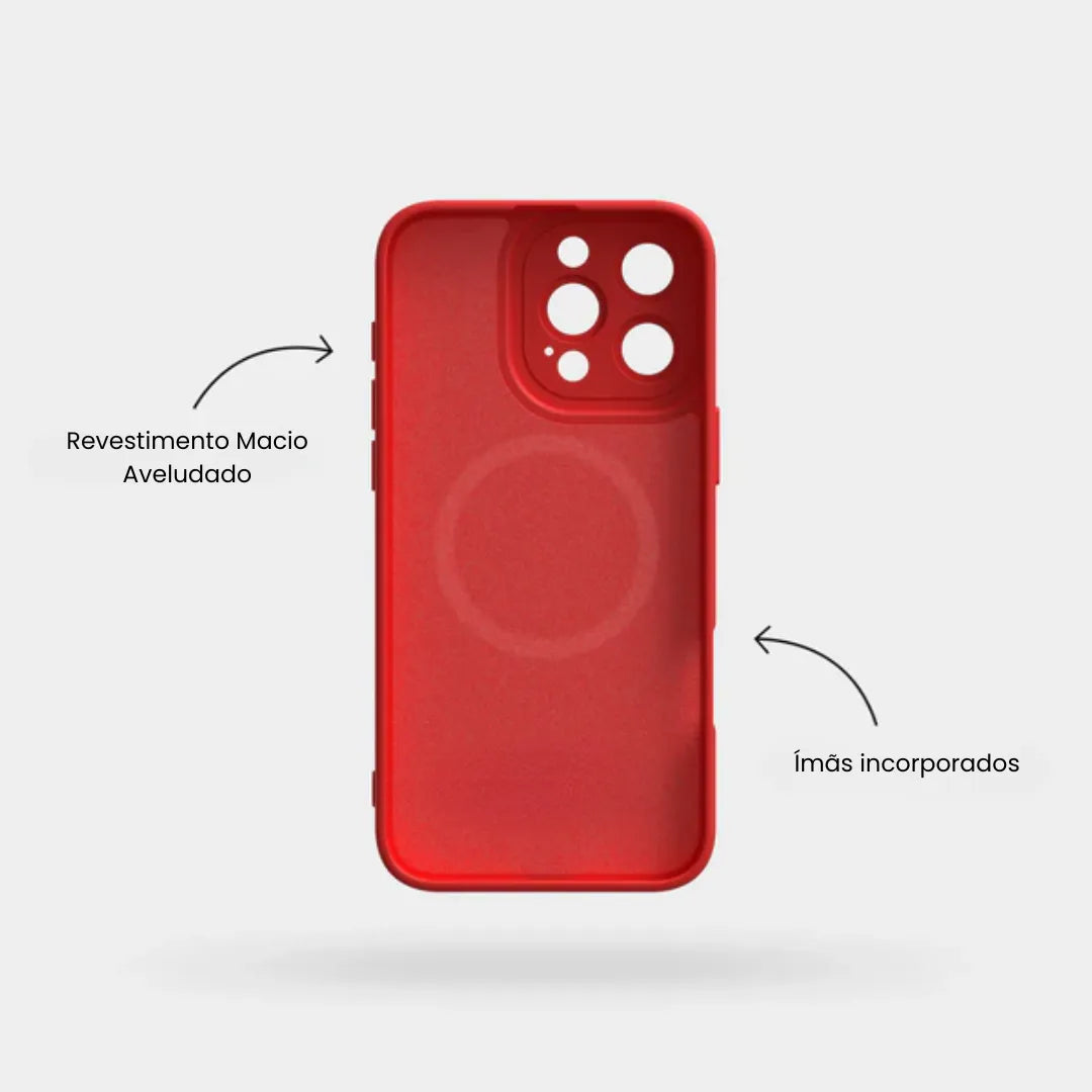 Case de Silicone Pupil Vermelho iPhone