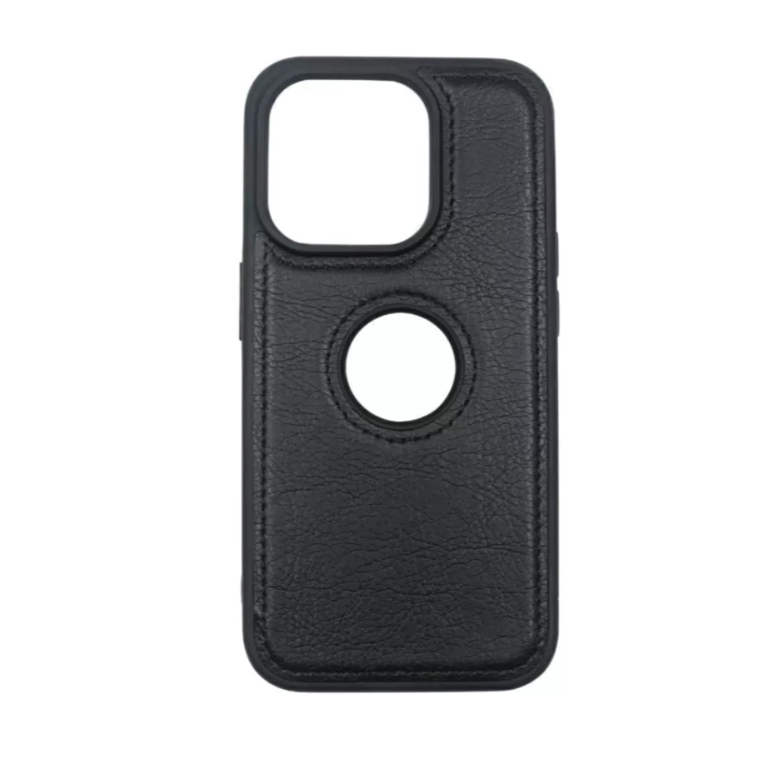 Case de Couro iPhone - Artisan Preto